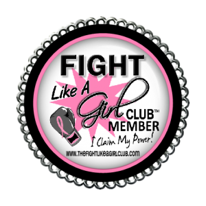 Fight Like A Girl Club Round Badge 2