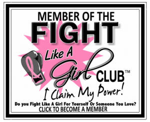 Fight Like A Girl Club Square Badge 2