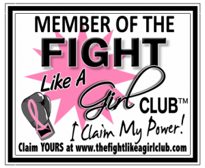 Fight Like A Girl Club Square Badge